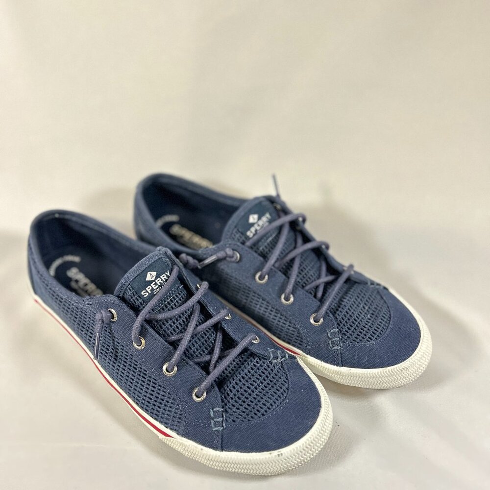 Sperry Lounge LTT Mesh Navy Slip-on Sneaker woman's sz 9.5